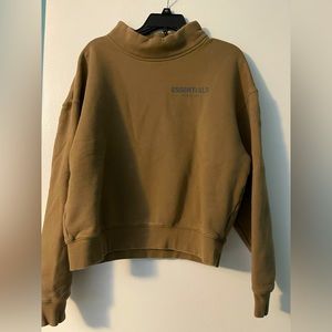 Essentials Fear Of God Youth XXL (14-16) Mockneck Mocha No Flaws